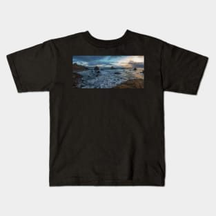 Sunset at a Northern California Beach Kids T-Shirt